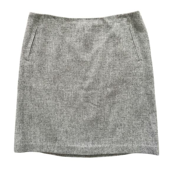 Talbots Wool blend pencil skirt Women's Sz 10 Gray Professional Office academia - Picture 1 of 8